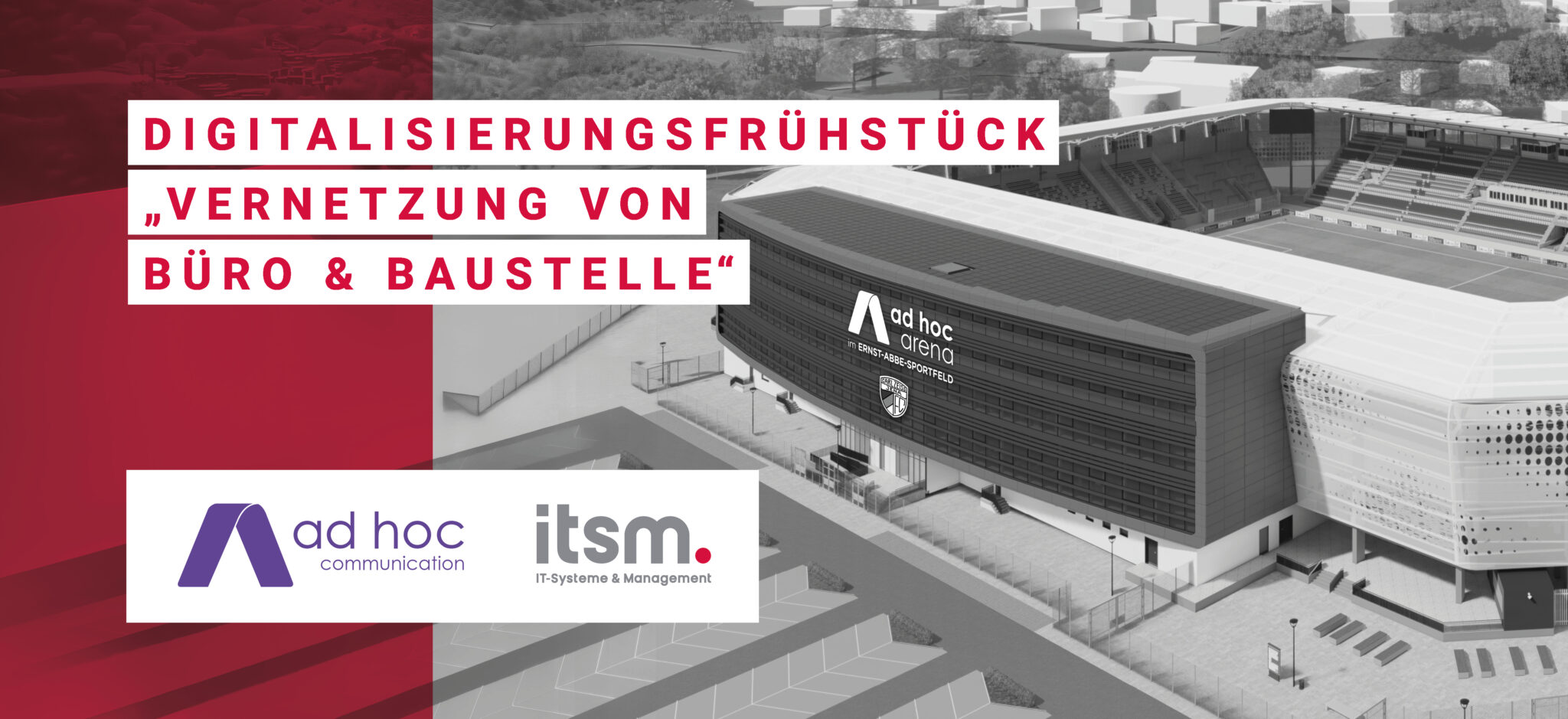 Veranstaltungseinladung ad hoc arena Jena